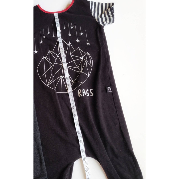 Rags to Raches 3/4 Geostar Romper Original HTF - Picture 4 of 5